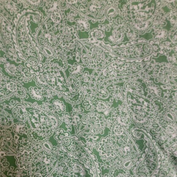 Green Patterned Top (CREAM Brand) - Picture 4 of 7